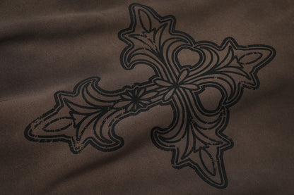 Washed Dirty Dye Zipper Hoodie WN23067