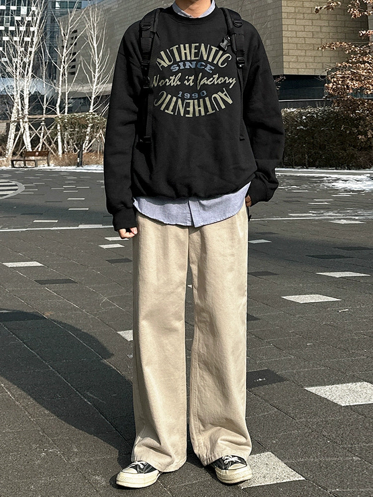 Cleanfit Design Wide Leg Pants WN20241