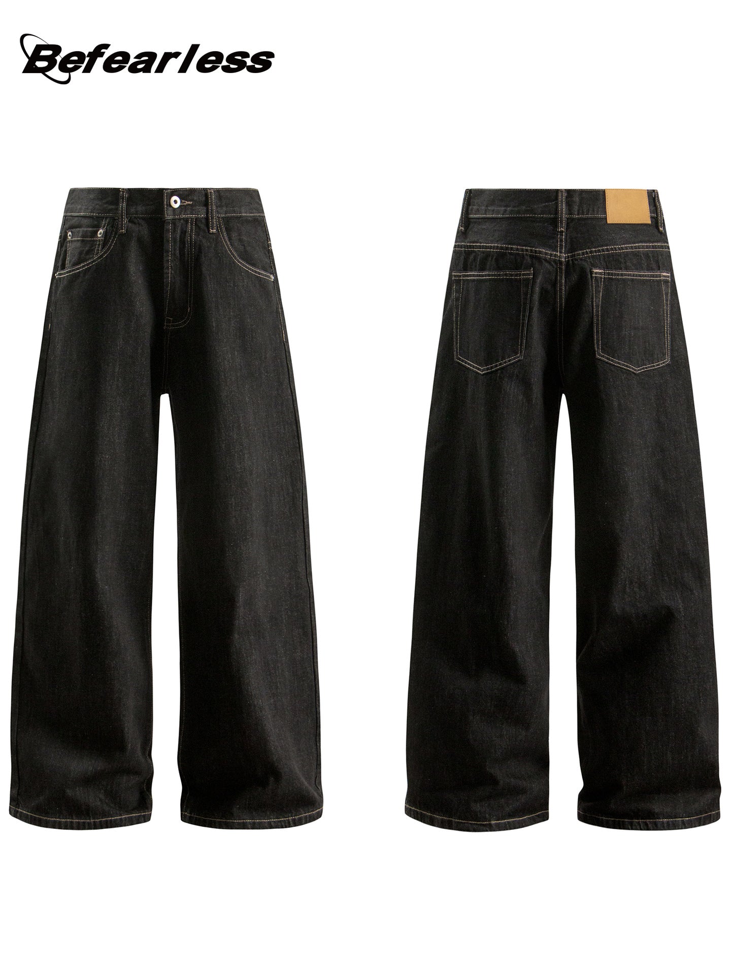 Wide Leg Denim Jeans WN26201
