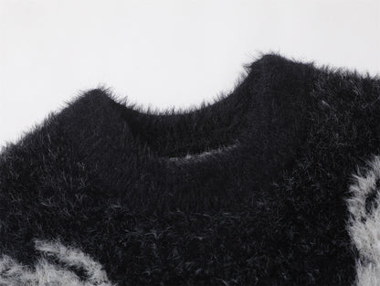 Skeleton Jacquard Knit Sweater WN11545