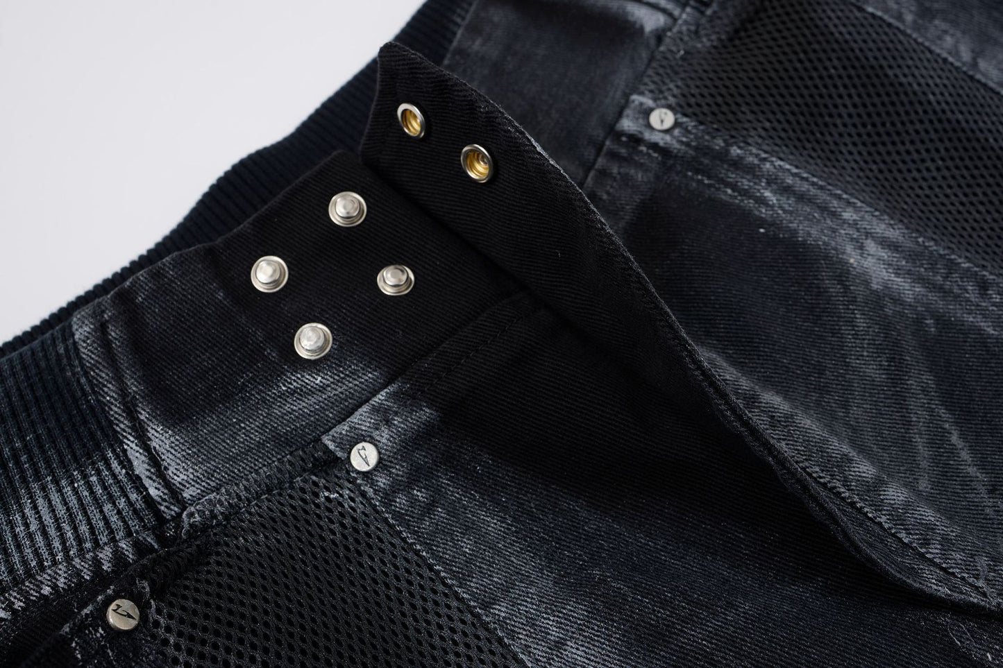 Damage Baggy Half Denim Jeans WN25584