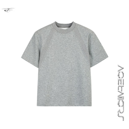 Deconstructed Patchwork Short Sleeve T-Shirt WN20086