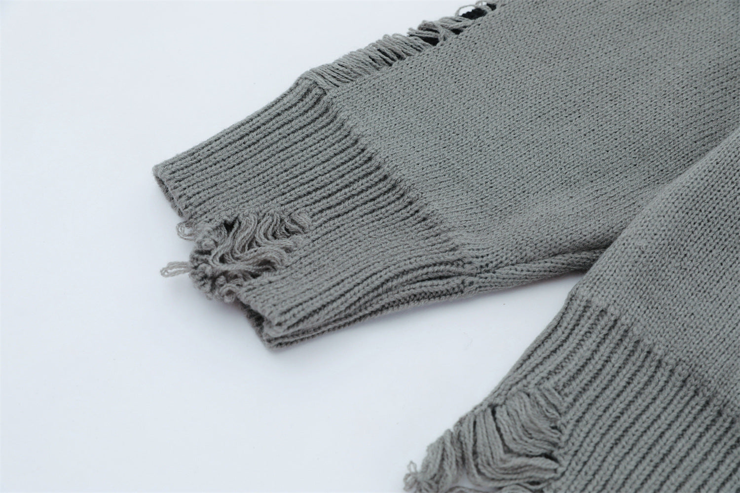 Damage Knit Sweater WN11186 – WONDER NOAH