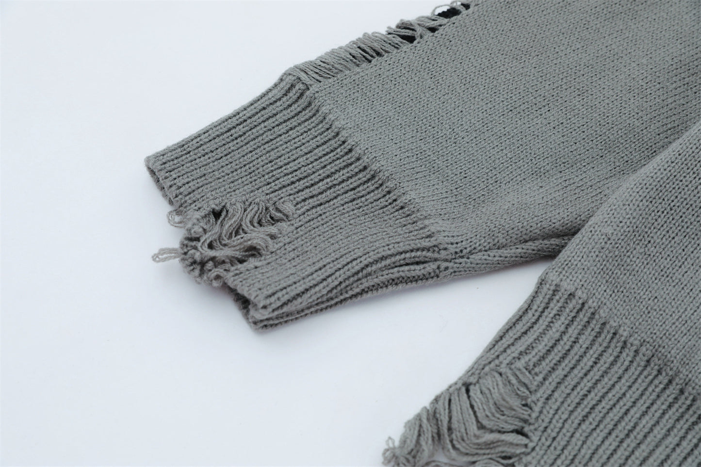 Damage Knit Sweater WN11186