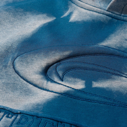 Washed Tie-Dye Patchwork Pullover Hoodie WN16182