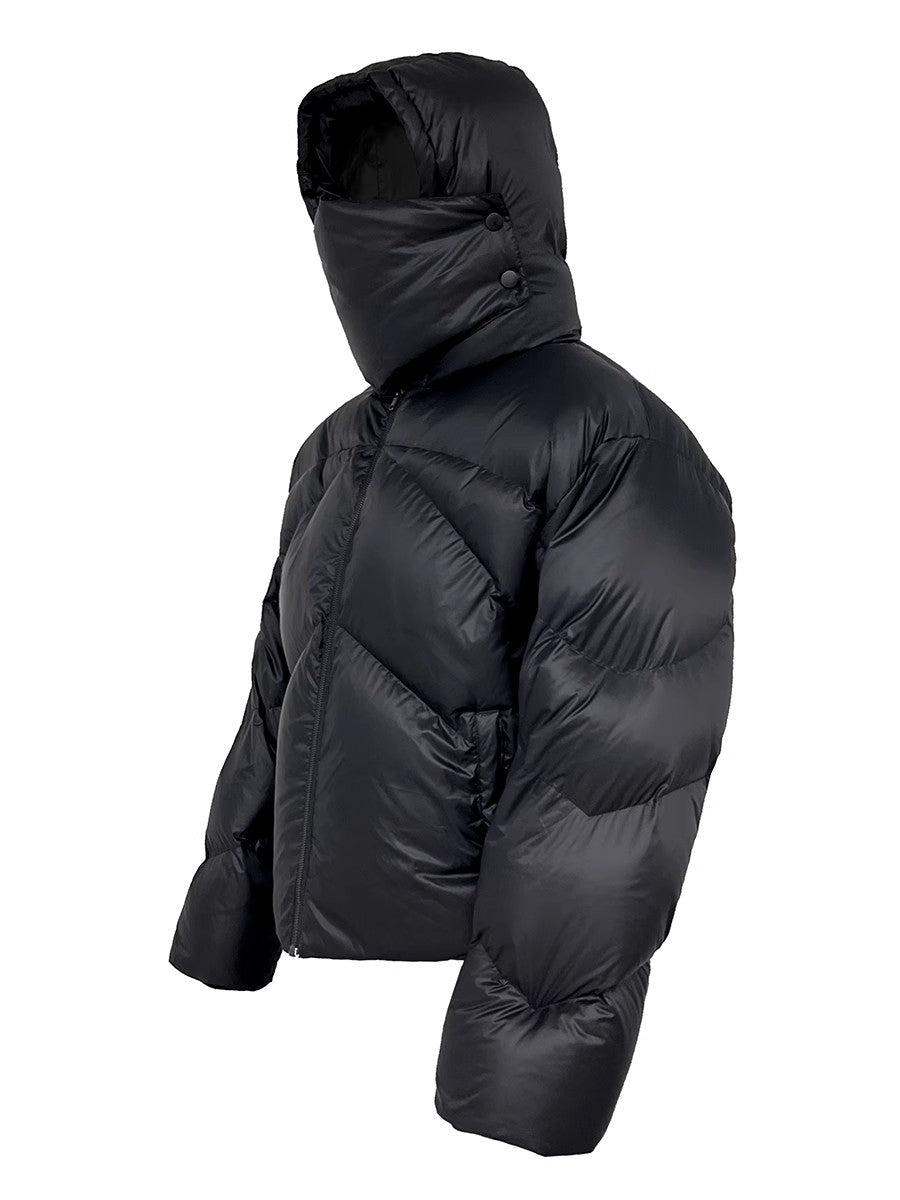 Mask Detachable White Duck Down Jacket WN8527