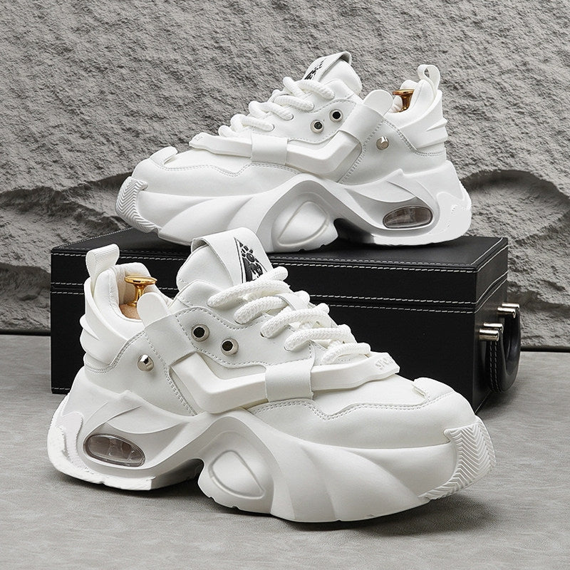 Panel Air Sole Platform Chunky Sole Sneakers WN24653