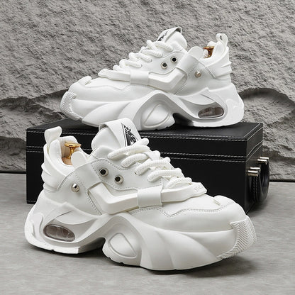 Panel Air Sole Platform Chunky Sole Sneakers WN24653