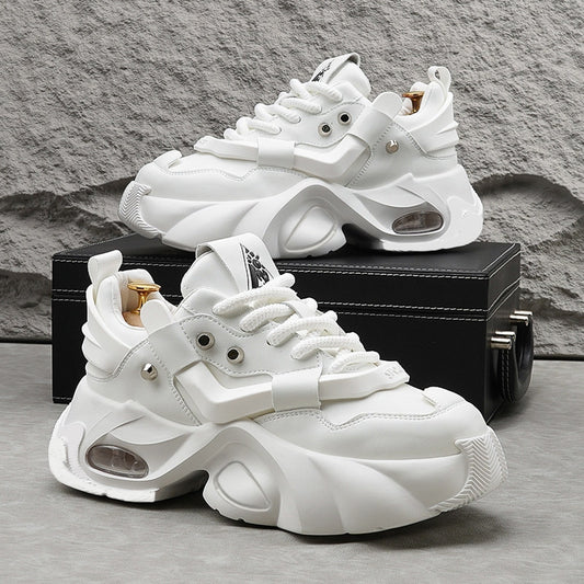 Panel Air Sole Platform Chunky Sole Sneakers WN24653