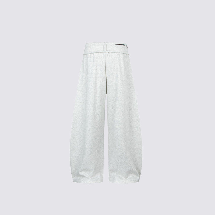 Art Graphic Strap Wide Leg Sweatpants WN27793