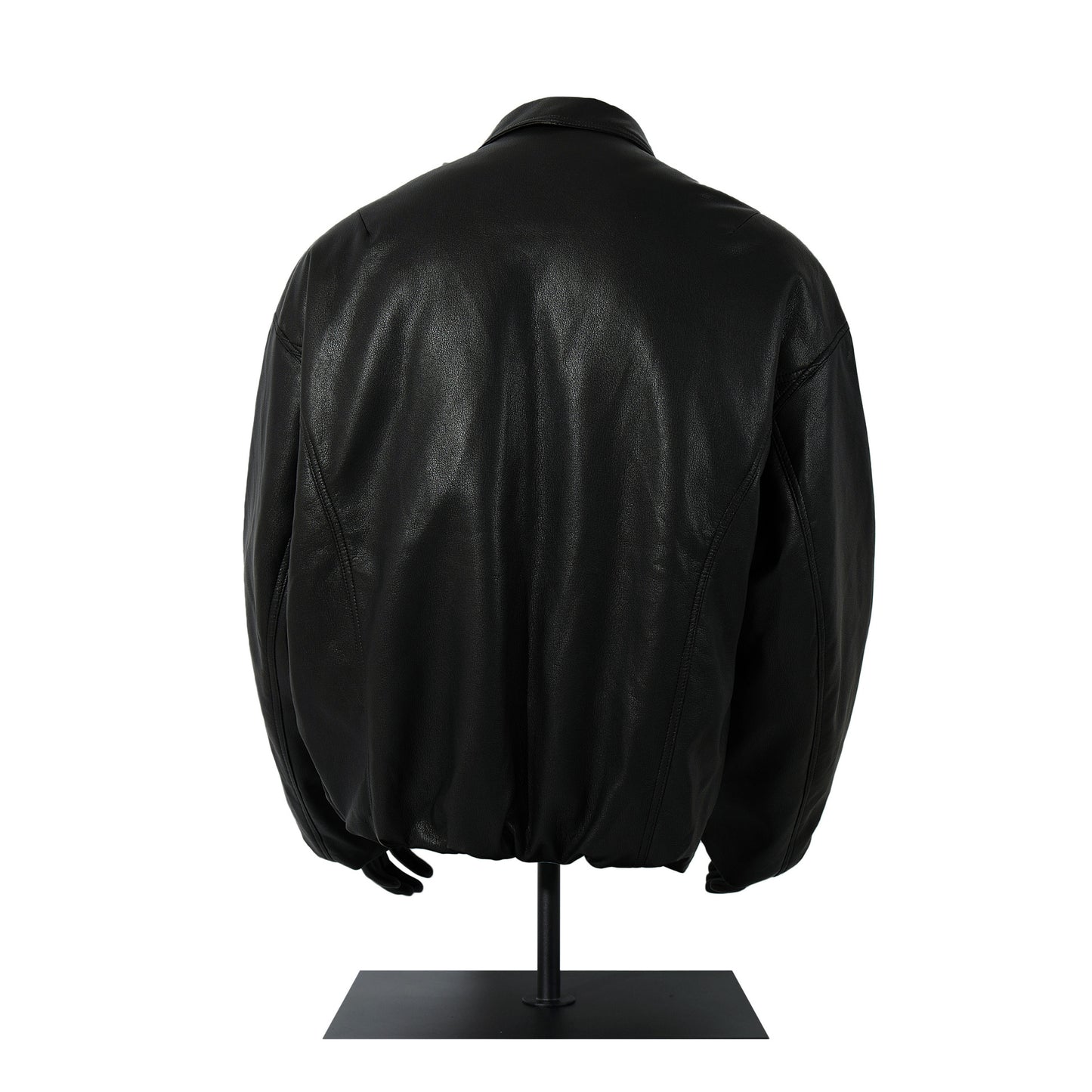 Fake Fur Collar Pockets Design PU Leather Jacket WN21900