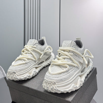 Thick-Sole Height-Increasing Dad Sneakers WN24770