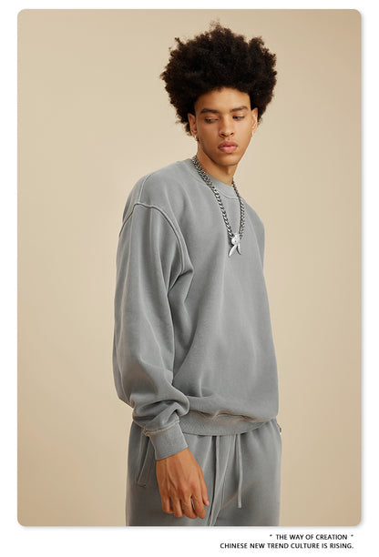 Oversize Washed Sweatshirt WN6028