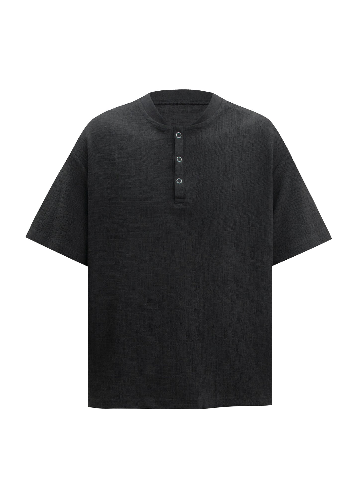 Henley Textured Short Sleeve T-Shirt WN26286