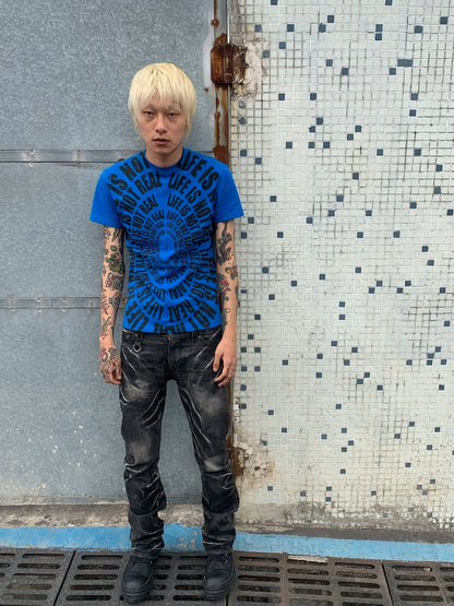 Print Slim Short Sleeve T-Shirt WN19071