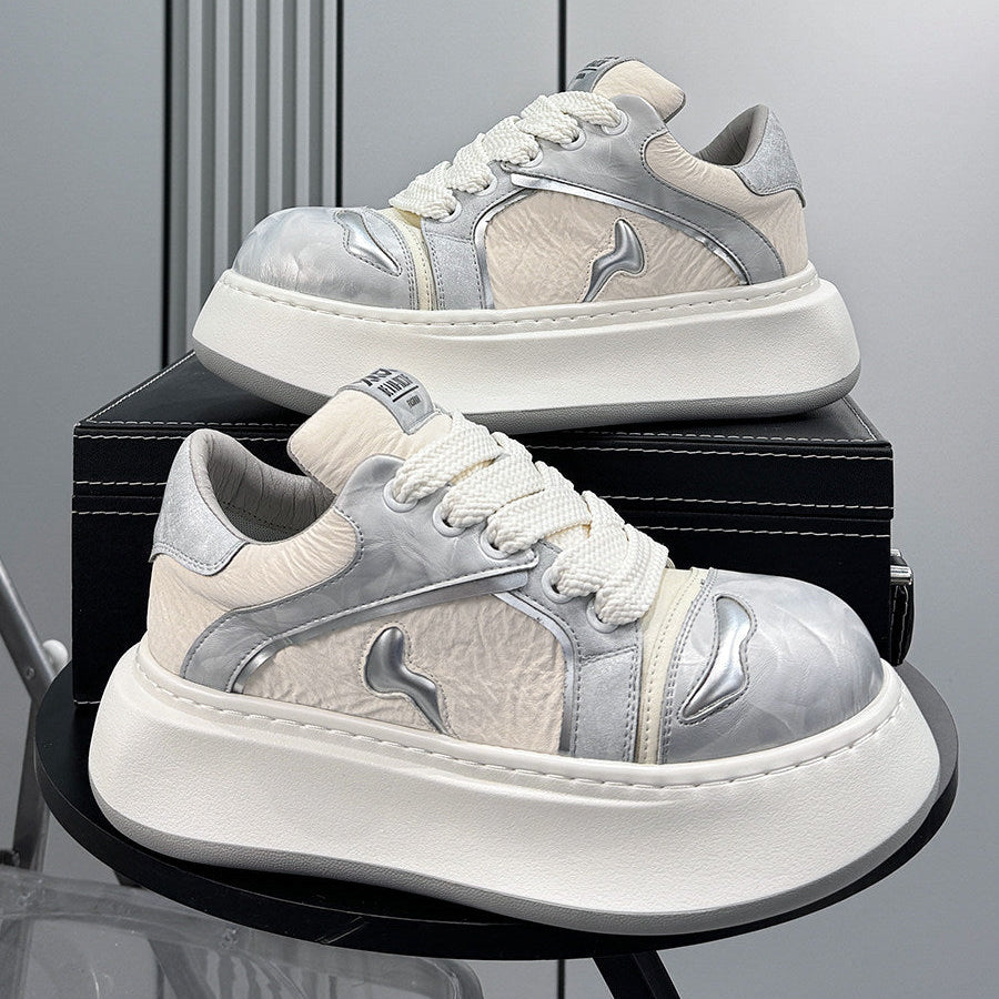 Platform Height Increase Round Toe Sneakers WN24799