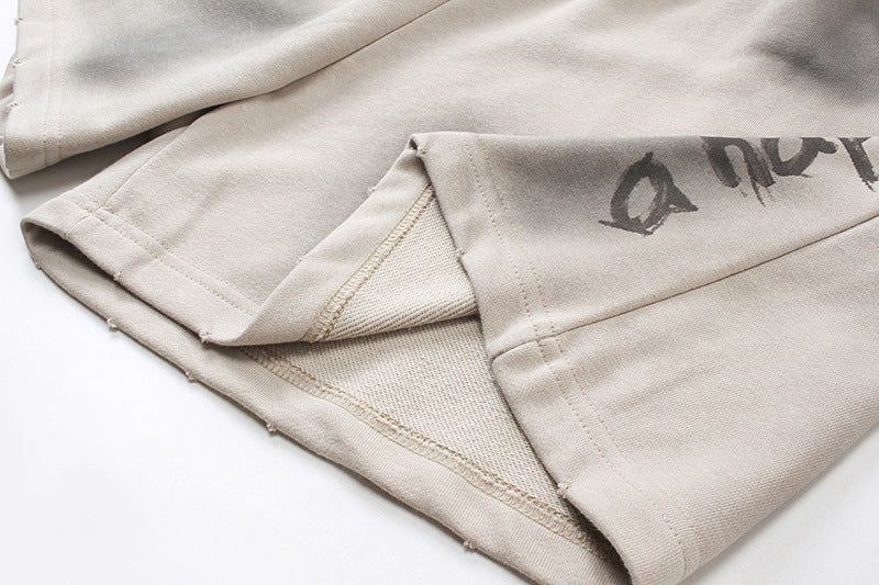 Knit Wash Wide Leg Half Pants WN25580