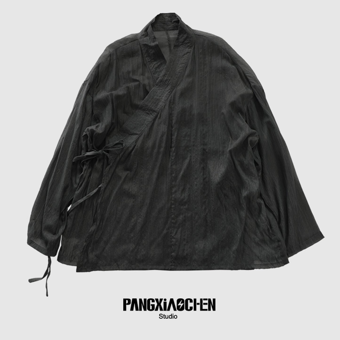 Slightly Sheer Lace-Up Shirt WN20494