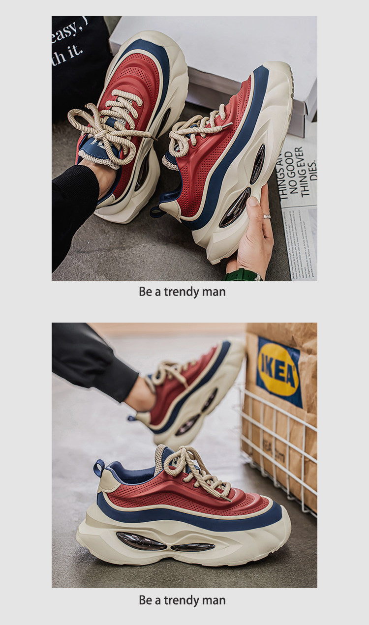 Korean Style Thick Sole Running Dad Shoes WN23392