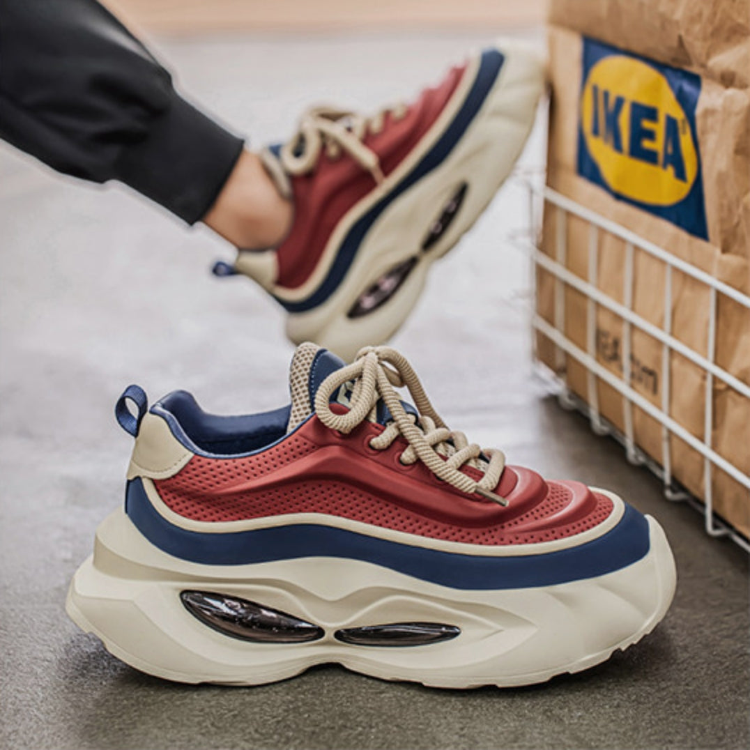 Korean Style Thick Sole Running Dad Shoes WN23392