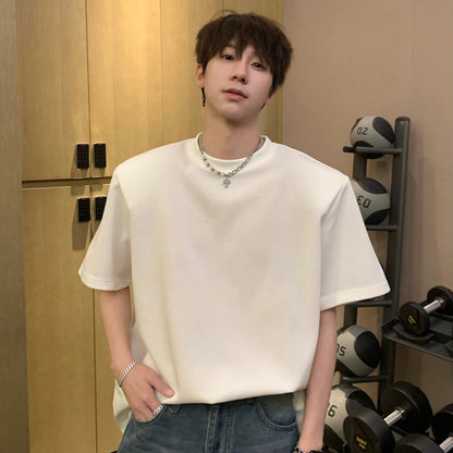 Detachable Shoulder-pad Short Sleeve T-Shirt WN25318