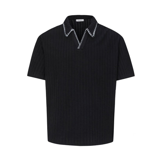 Polo Collar Oversize Short Sleeve Polo Shirt WN26164