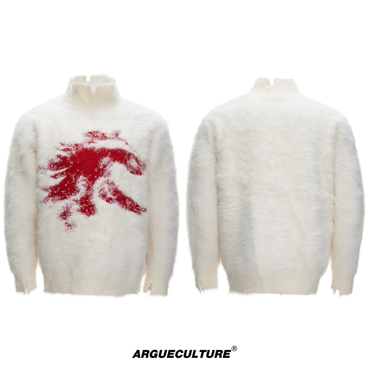 Turtleneck Oversize Knit Sweater WN22682