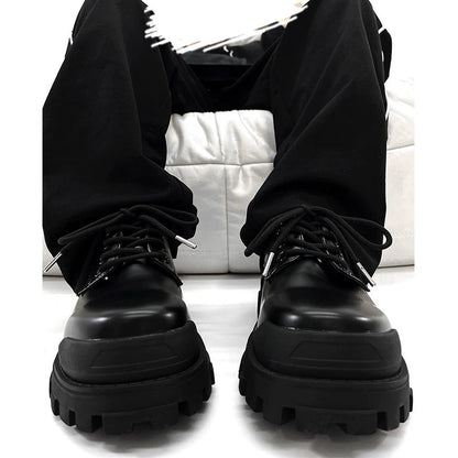 Platform Sole Leather Shoes WN19171