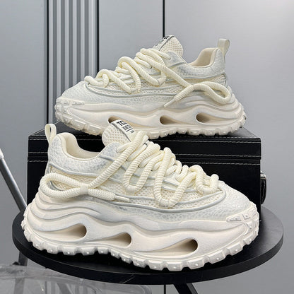 Breathable Platform Height-Increasing Dad Sneakers WN24776