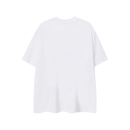 Oversize Portrait Print Short Sleeve T-Shirt WN25380