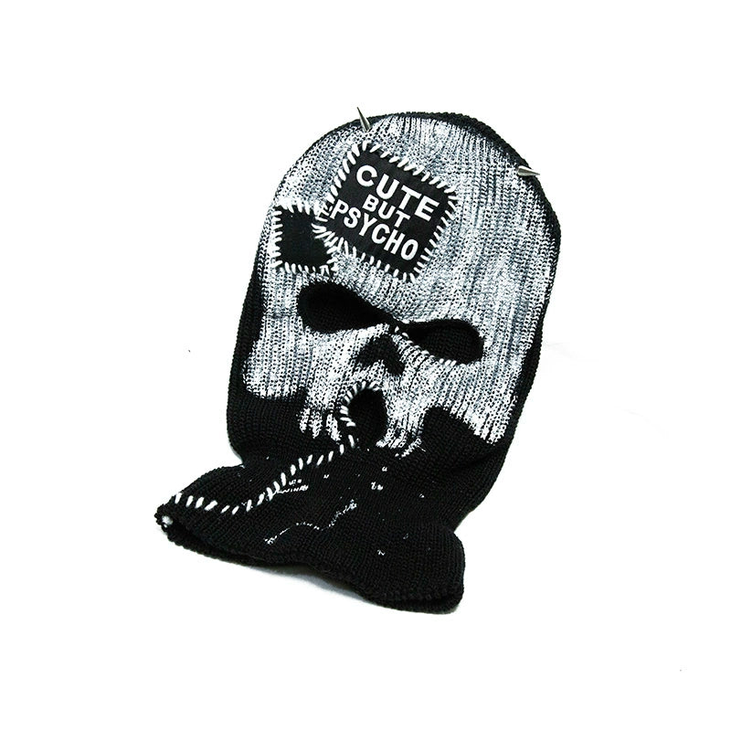 Graffiti Skull Knit Hat WN21146