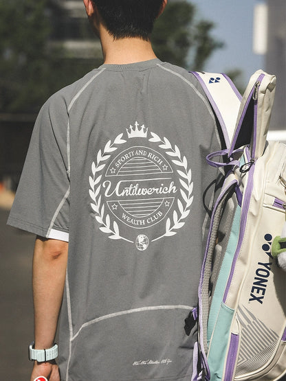 Quick-Dry Breathable Sweat-Wicking Short Sleeve T-Shirt WN17786