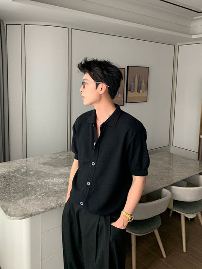 Cotton Short Sleeve Knit Shirt WN20475