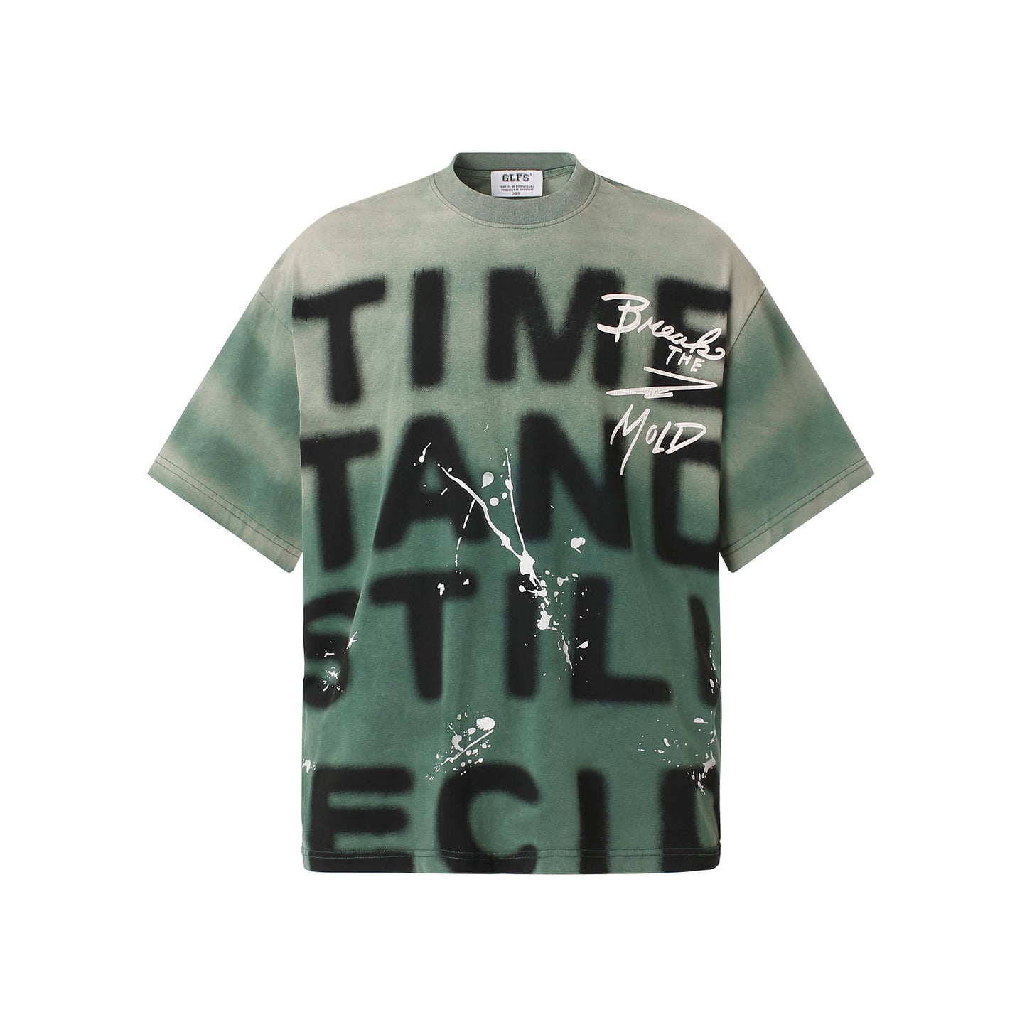 Washed Gradient Oversize Short Sleeve T-Shirt WN25833