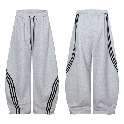 Deconstruction Curved Leg Wide Leg Sweatpants WN26160
