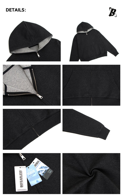 Air Layer Color Block Zipper Hoodie WN26212
