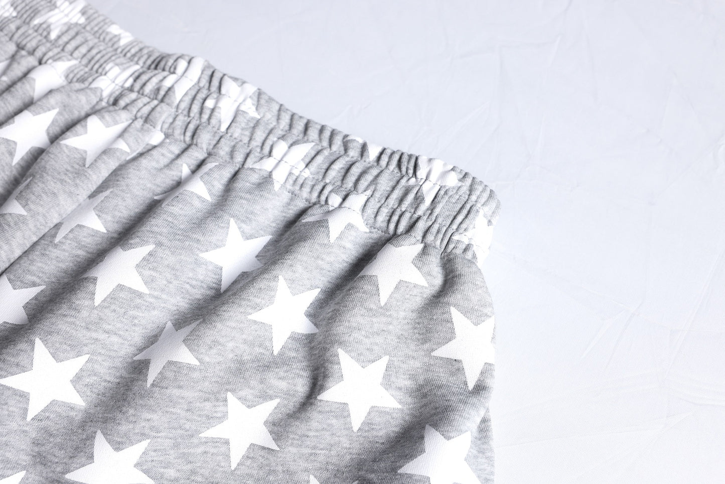 All-Over Print Deconstruction Wide Leg Curved Sweatpants WN25877
