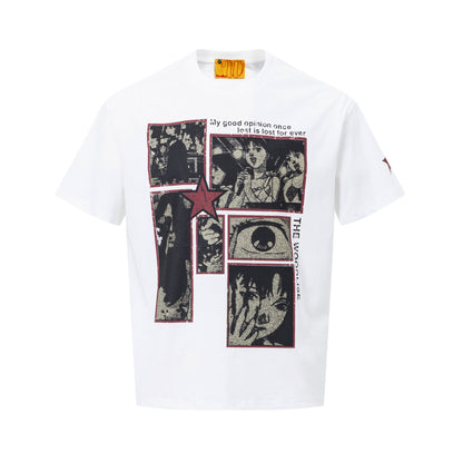 Cartoon Print Cool Touch Oversize Short Sleeve T-Shirt WN25892