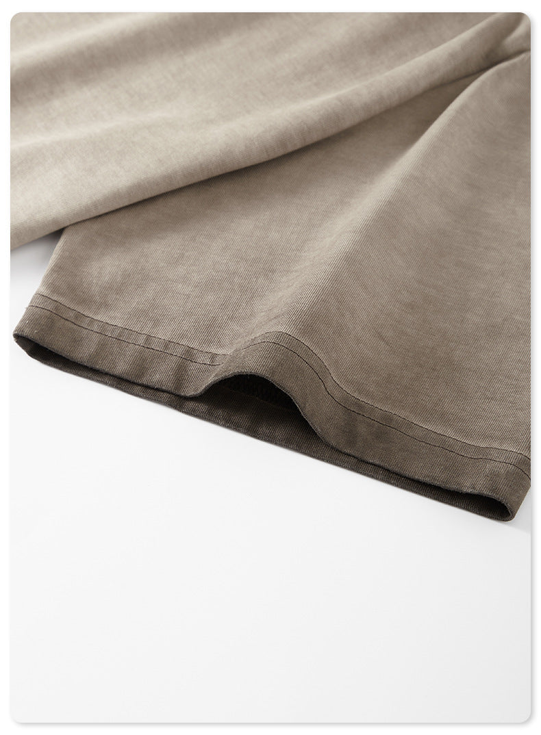 Washed Gradient Pure Cotton Sleeveless T-Shirt WN6075