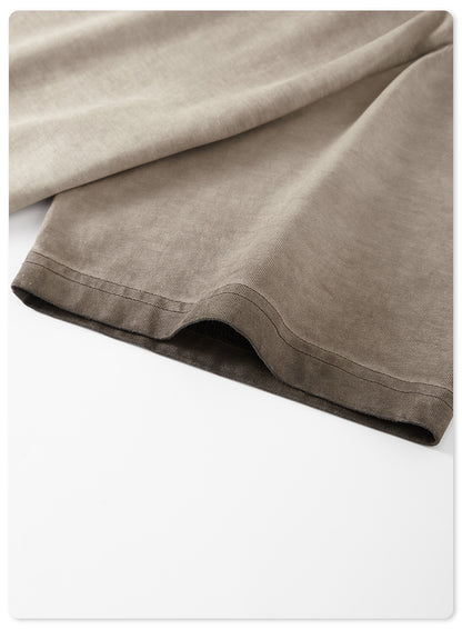 Washed Gradient Pure Cotton Sleeveless T-Shirt WN6075