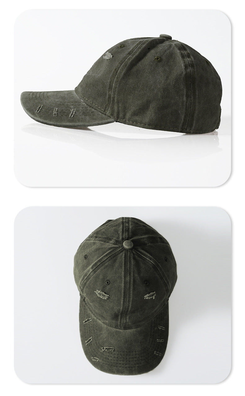 Damage Washed Baseball Cap WN6618