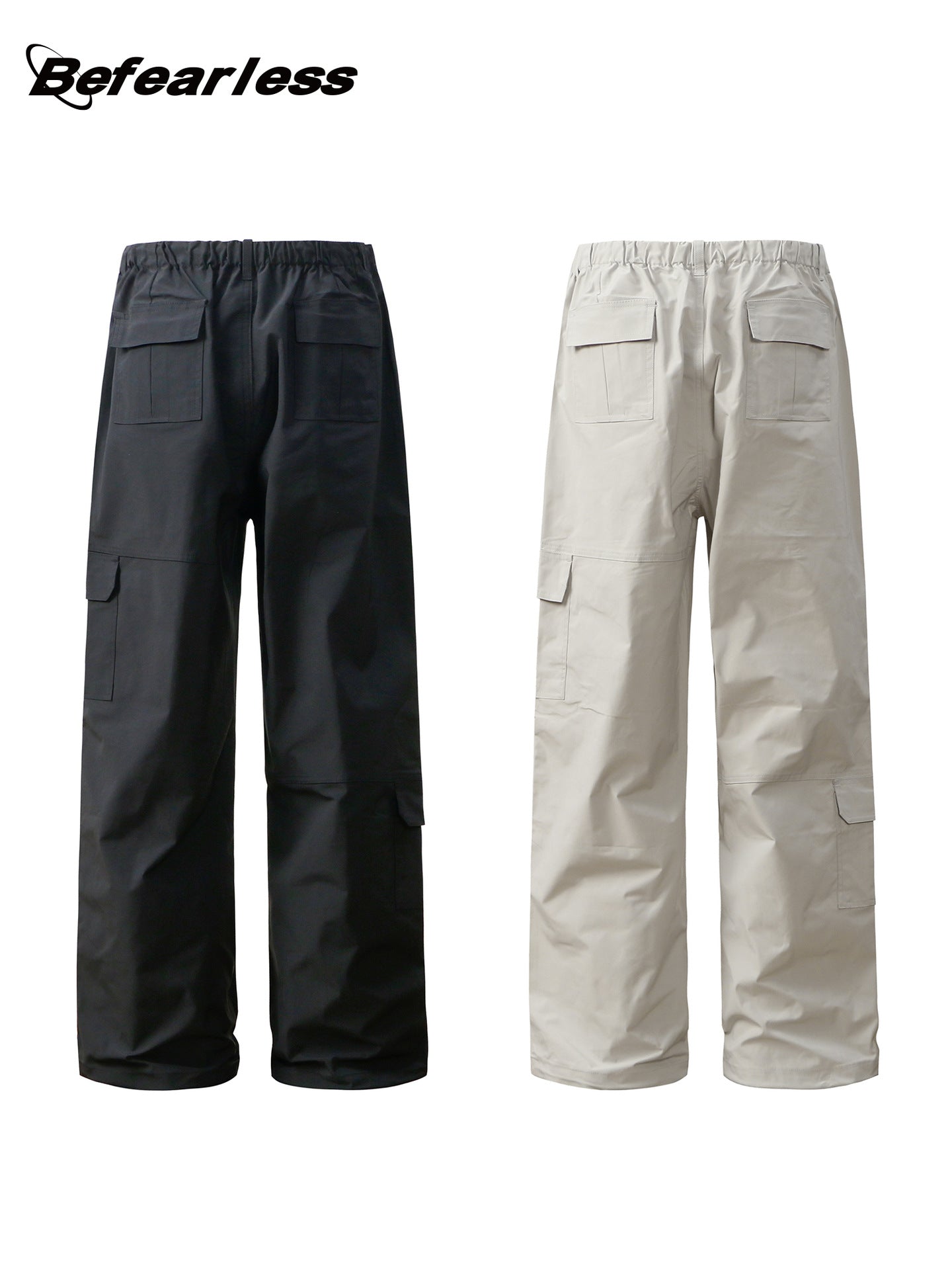 Multi Pocket Panel Wide Leg Cargo Pants WN26194
