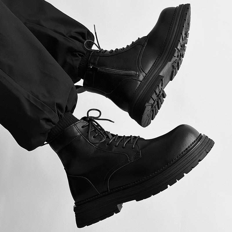 Platform Lace-Up Boots WN24535