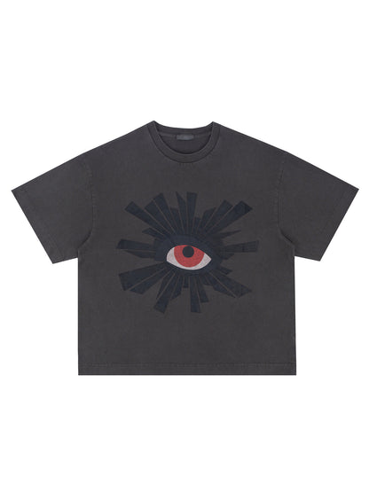 Graphic Print Oversize Short Sleeve T-Shirt WN24194