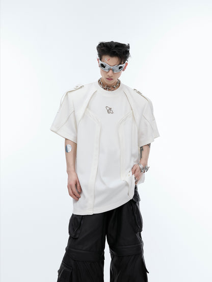 3D Design Oversize Short Sleeve T-shirt WN6492