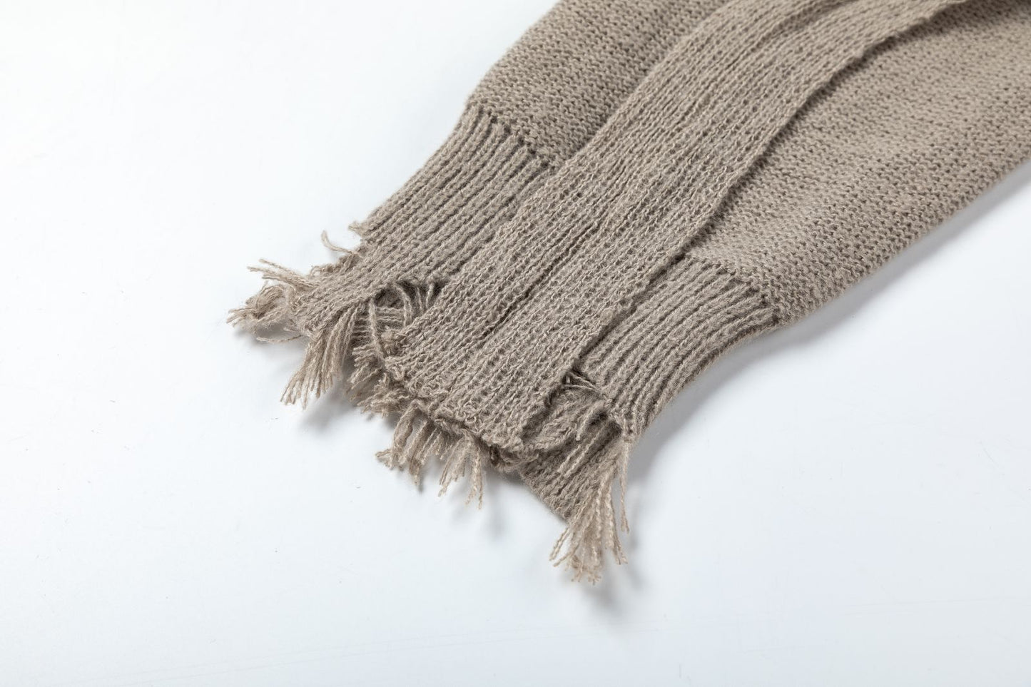 Damage Patchwork Knit Sweater WN11271