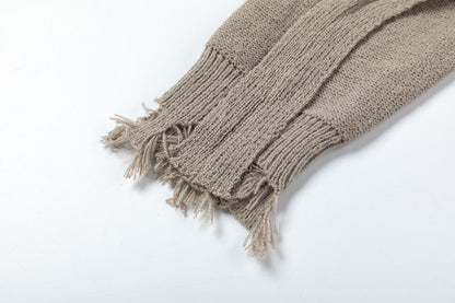 Damage Patchwork Knit Sweater WN11271