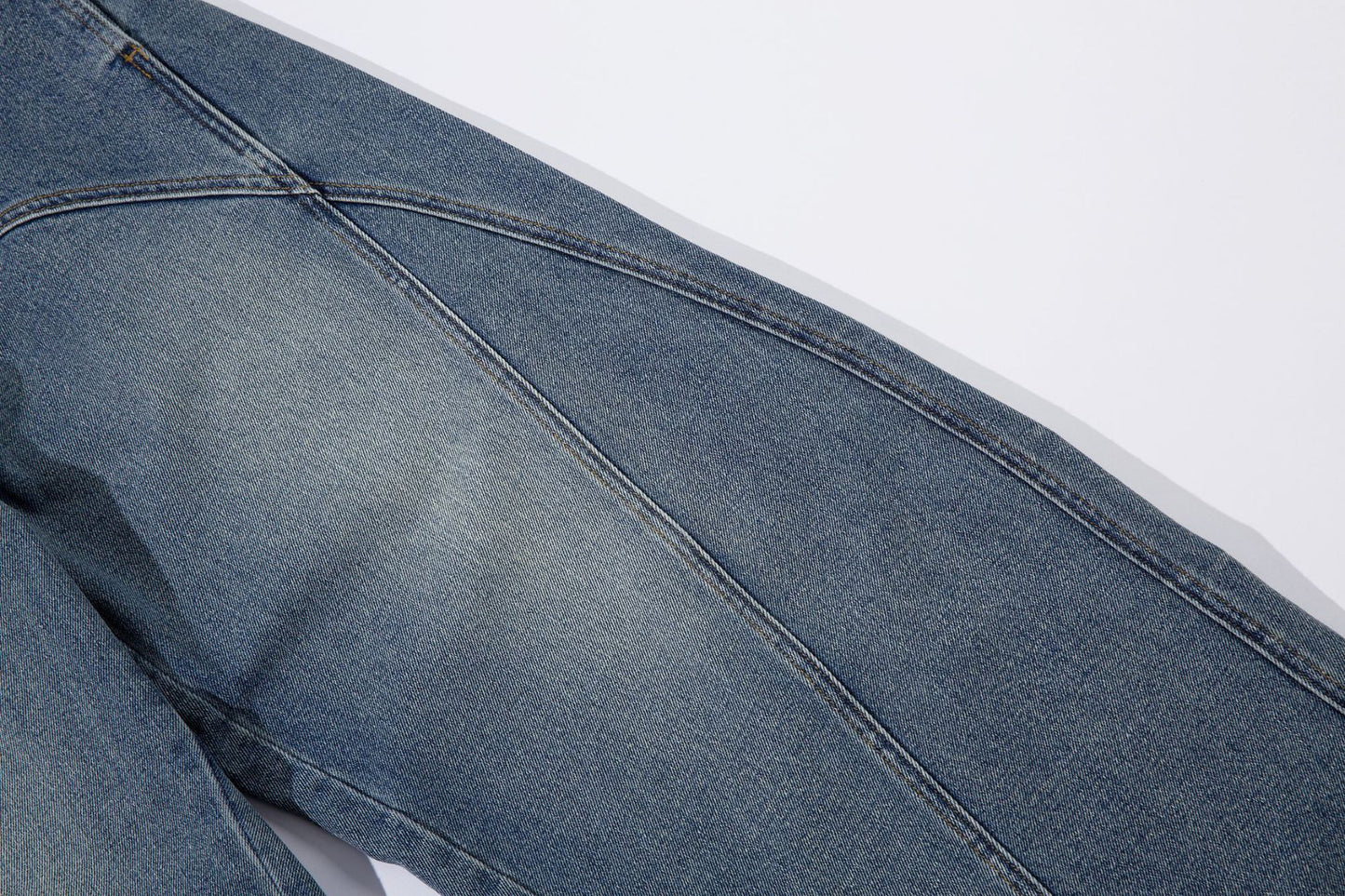 Washed Split-Design Denim Jeans WN13119