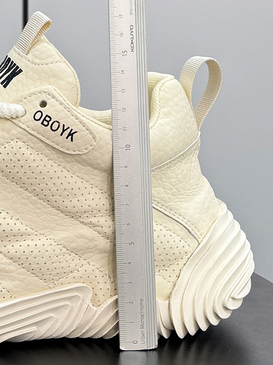 Platform Knit Chunky Lace-Up Sneakers WN24830
