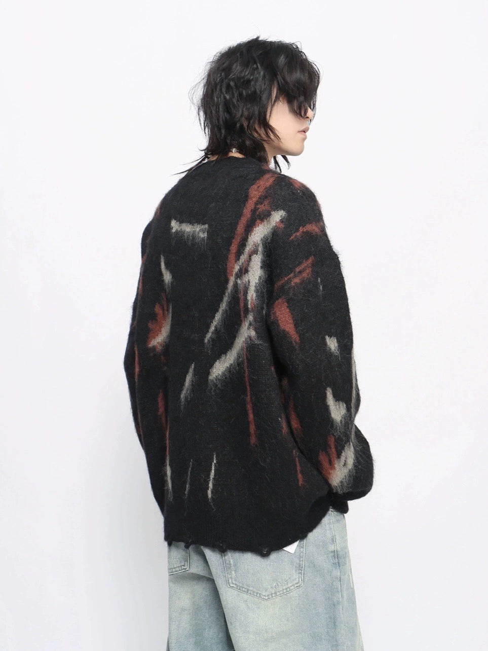 Oversize Knit Sweater WN10951